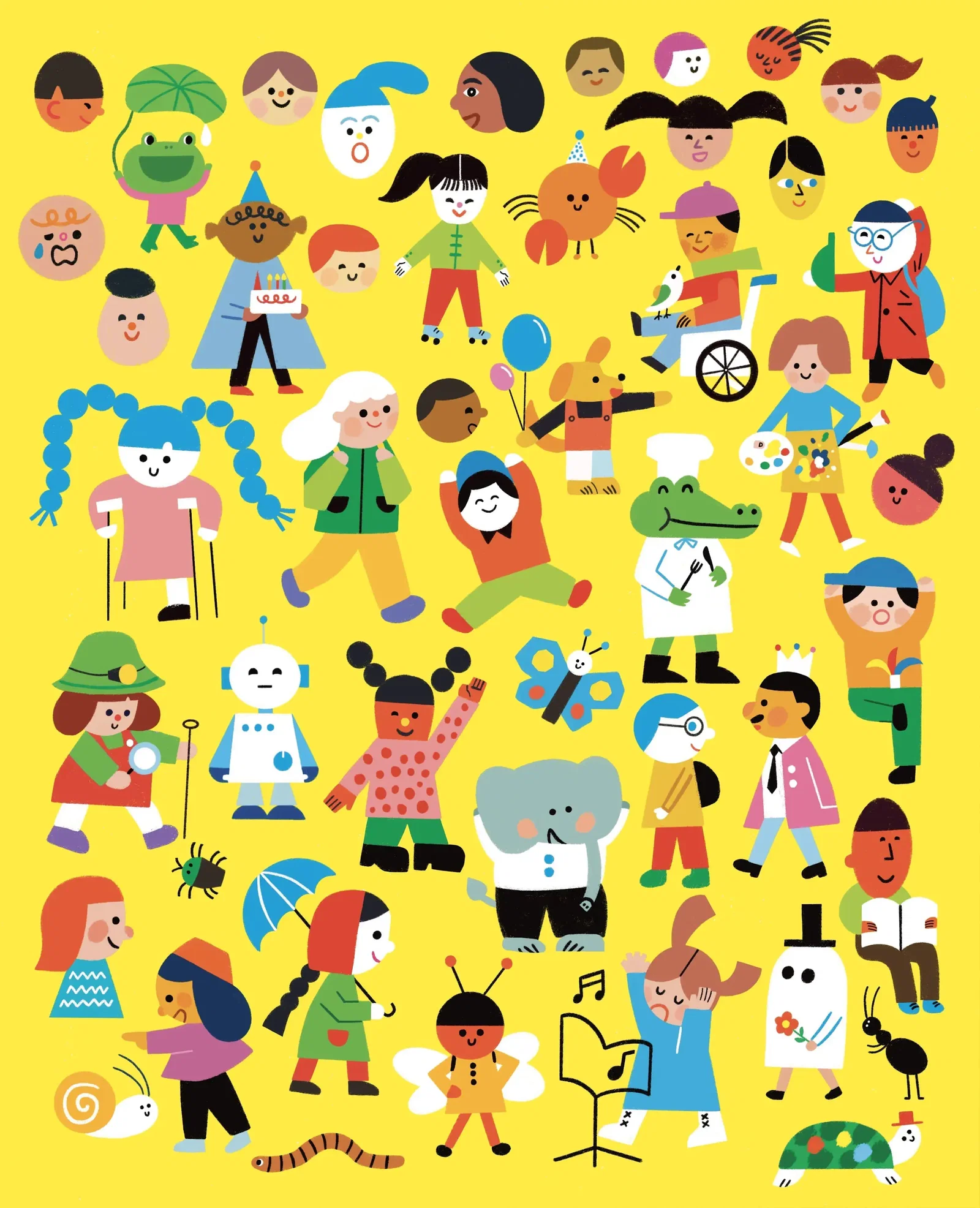 Illustration project by Jingting Wang