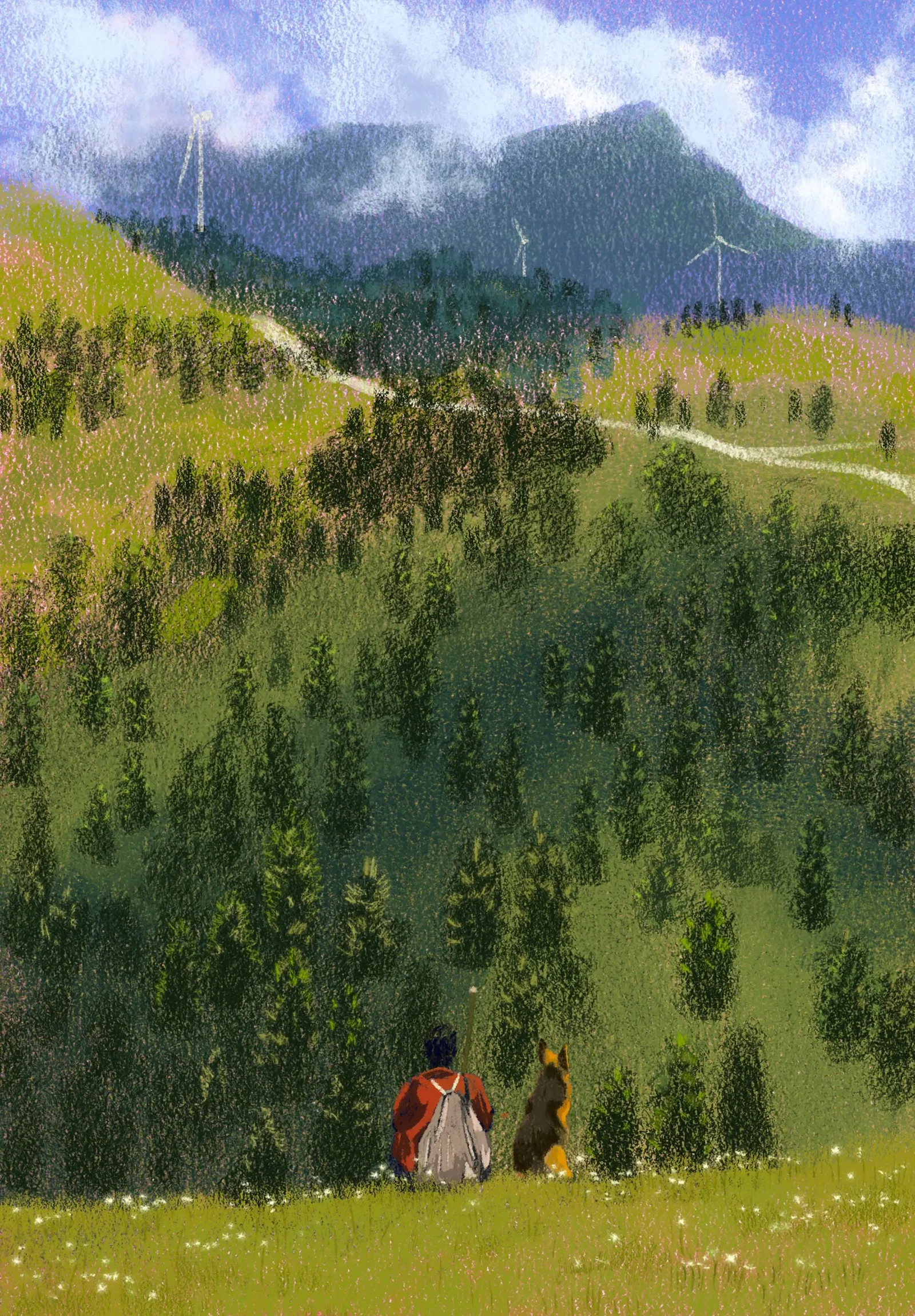 Illustration project by Yilun Zhang