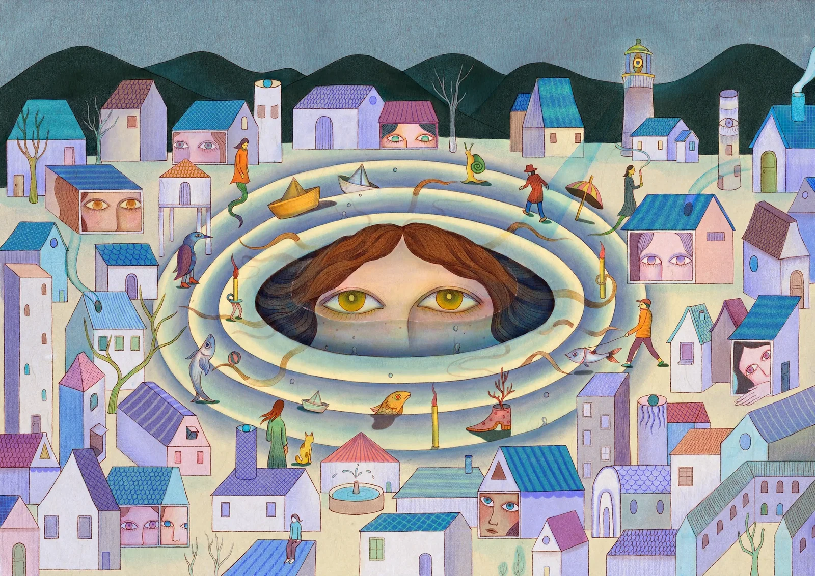 Illustration project by Leyla Cui