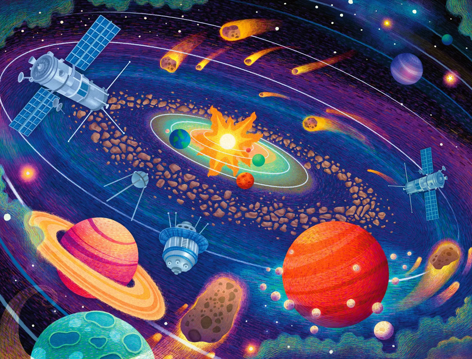 Illustration project by Anushua Sinha