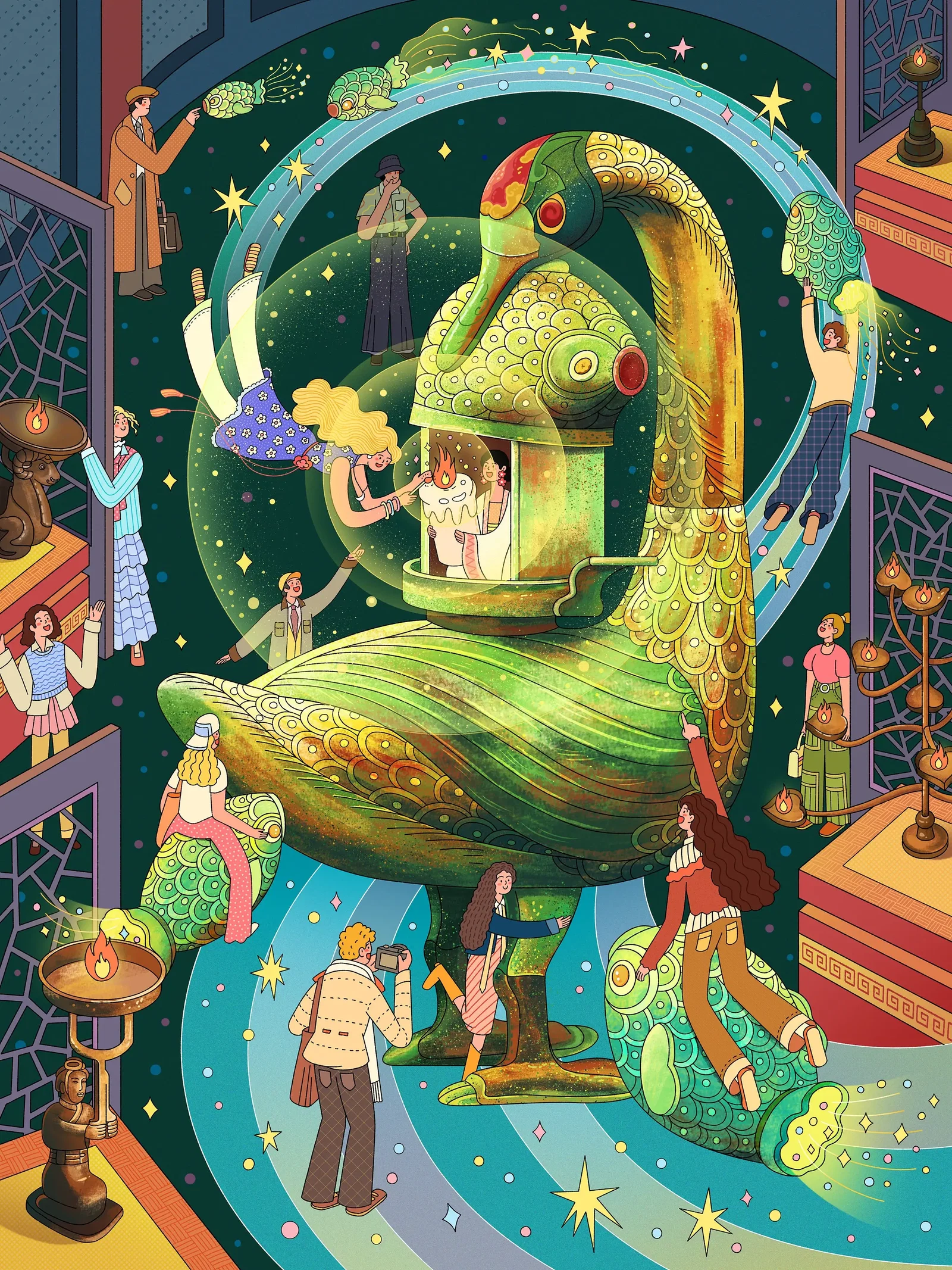 Illustration project by Hang Zhou